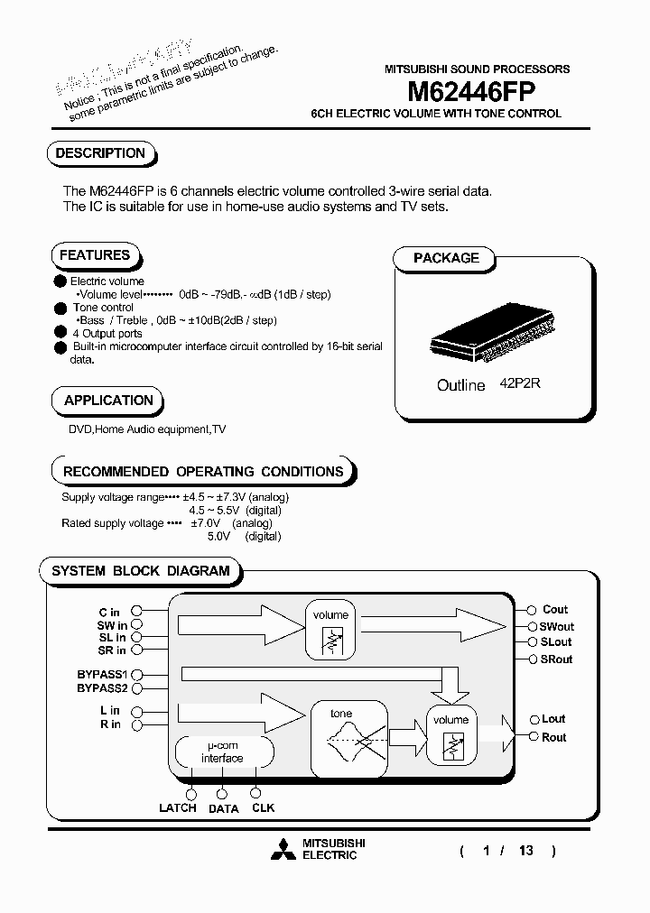 M62446FP_5543115.PDF Datasheet