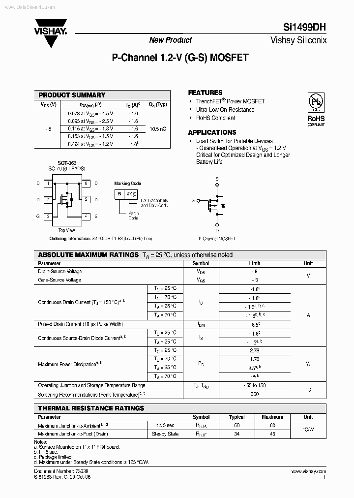 SI1499DH_5549992.PDF Datasheet