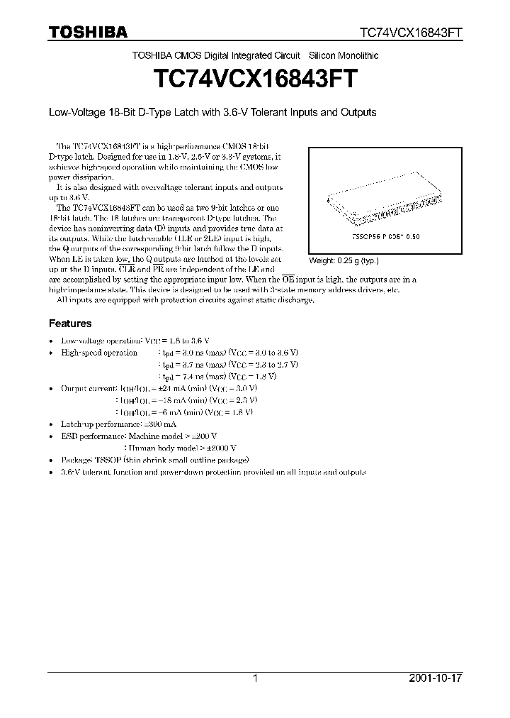 TC74VCX16843FT_5552534.PDF Datasheet