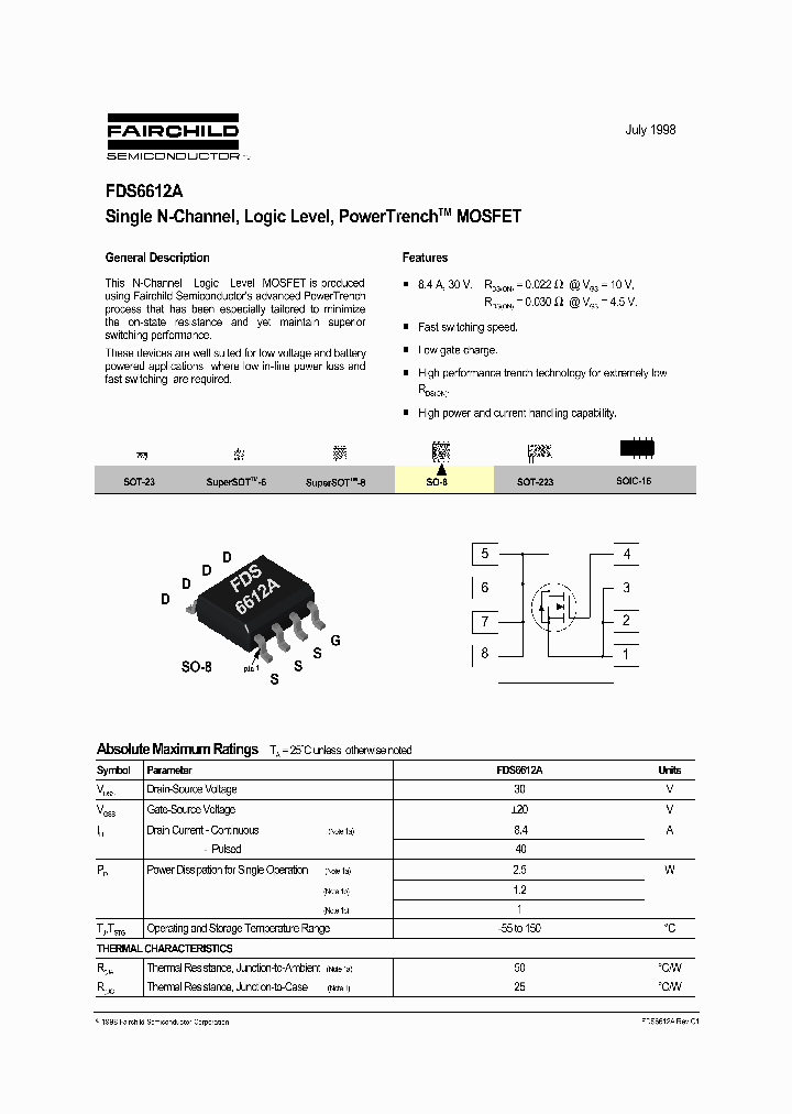 FDS6612A_5564669.PDF Datasheet