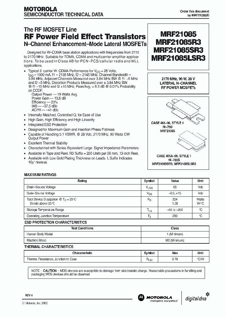 MRF21085_5565837.PDF Datasheet