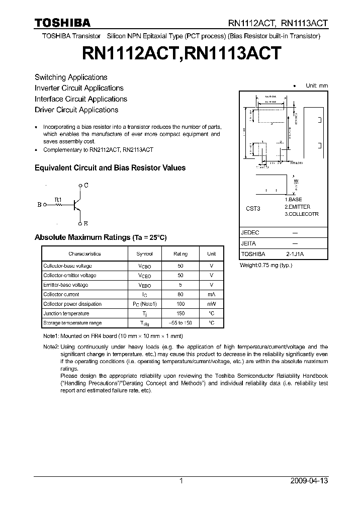 RN1113ACT_5576666.PDF Datasheet