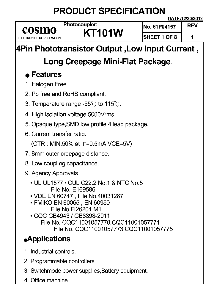 KT101W_5576887.PDF Datasheet