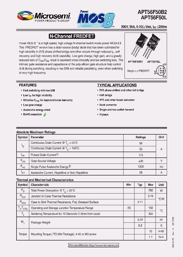 APT56F50B209_5584468.PDF Datasheet