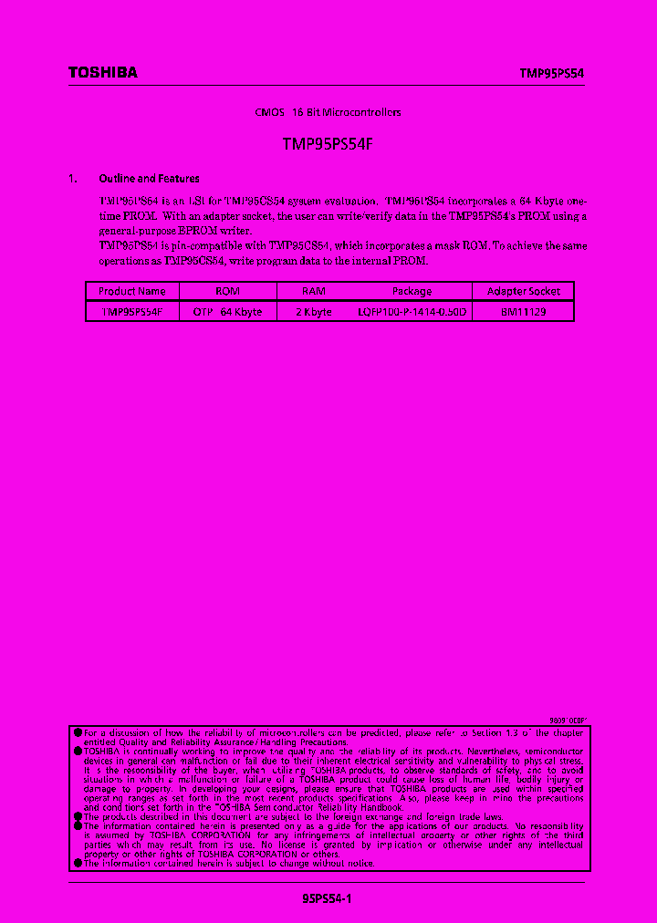 TMP95PS54F_5588334.PDF Datasheet