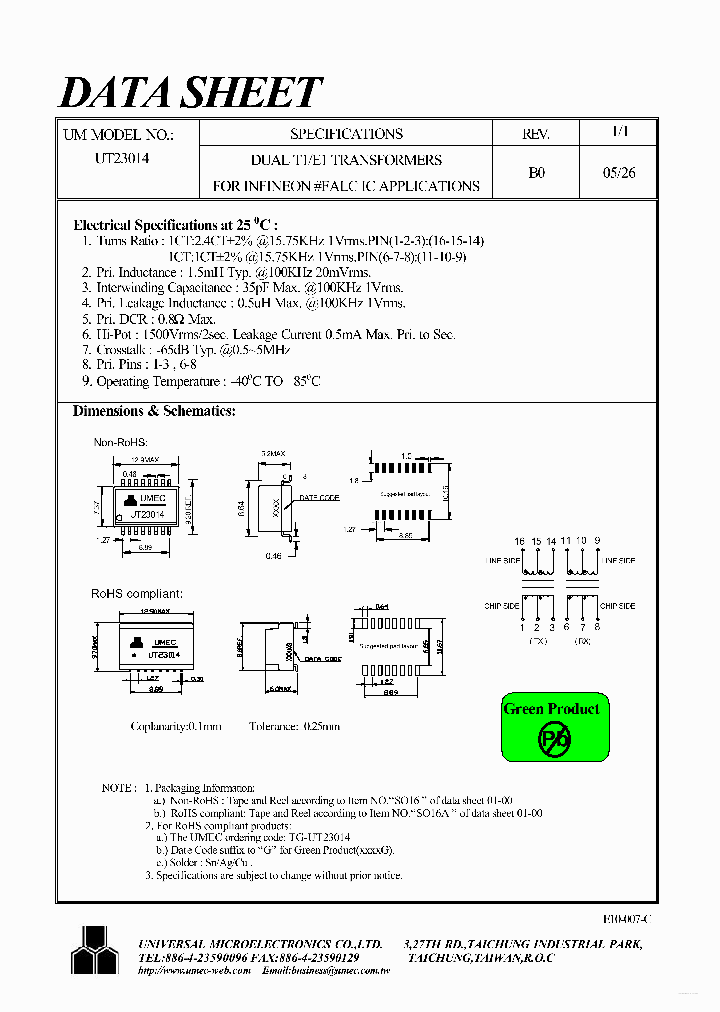 UT23014_5590317.PDF Datasheet