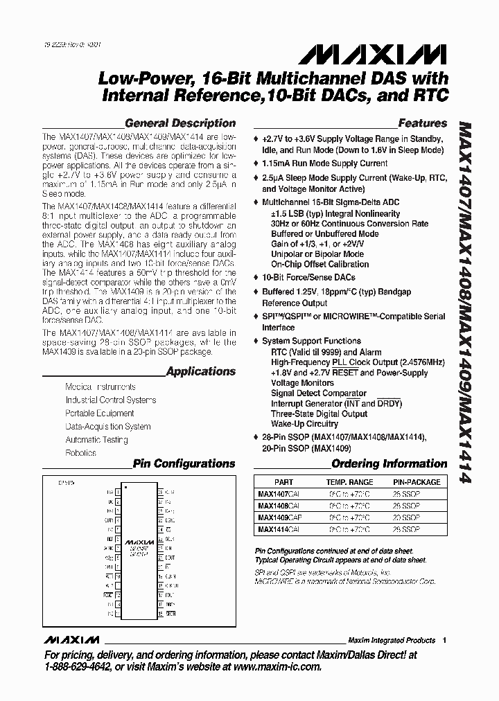 MAX1414CAI_5595026.PDF Datasheet