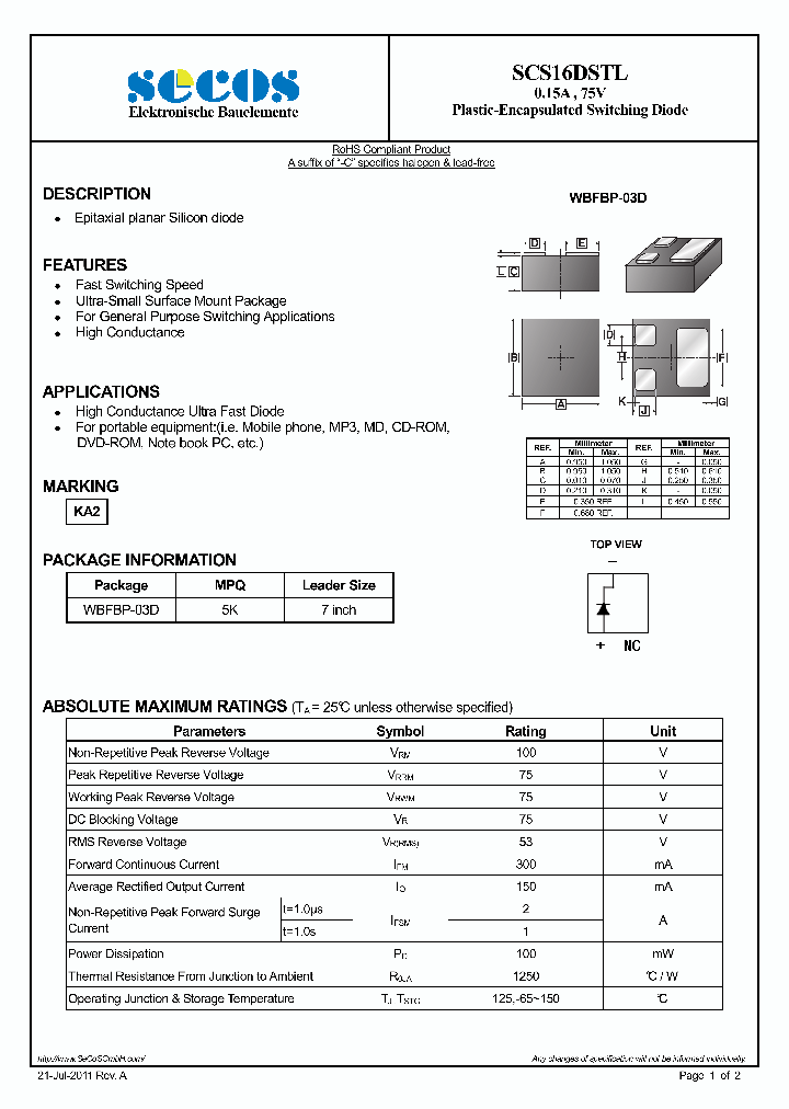 SCS16DSTL_5599552.PDF Datasheet