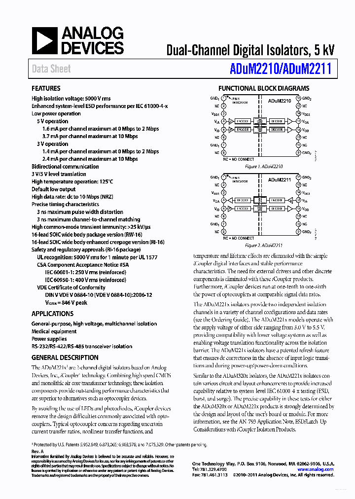 ADUM2210_5601623.PDF Datasheet