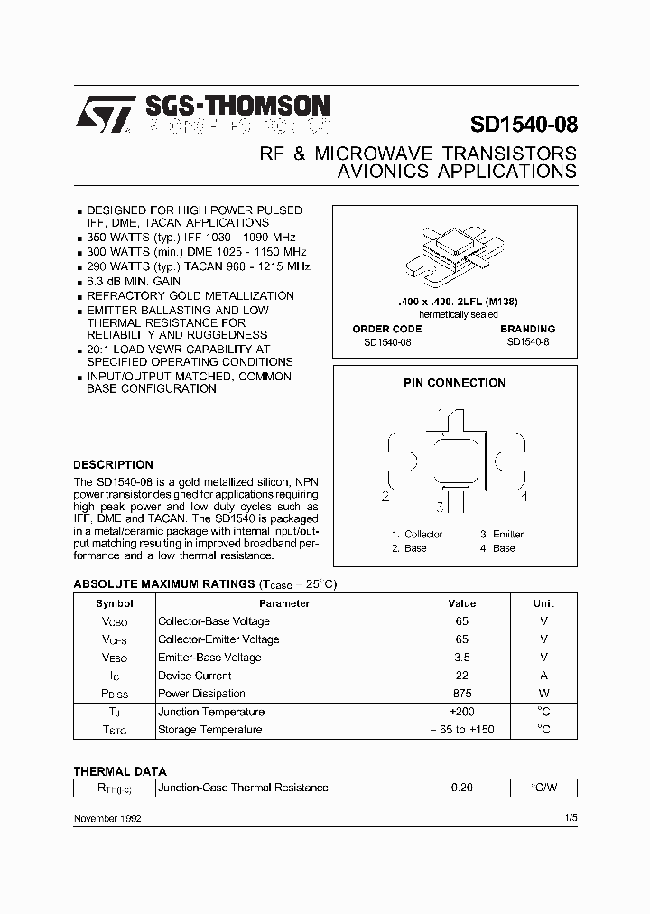 SD1540-08_5623746.PDF Datasheet