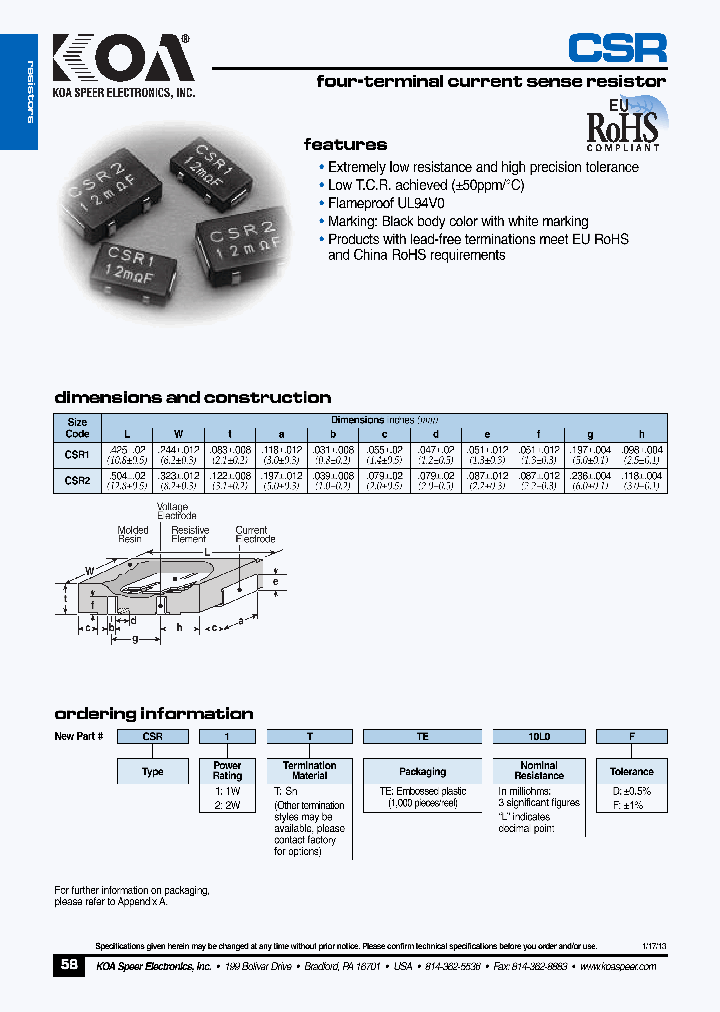 CSR2TTE10L0D_5630621.PDF Datasheet