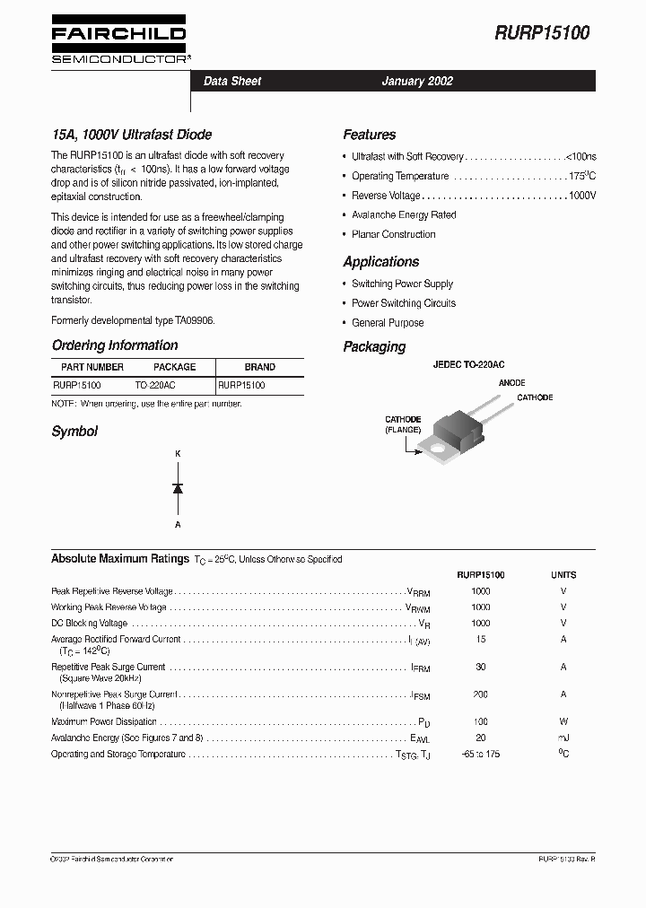 RURP15100_5641741.PDF Datasheet