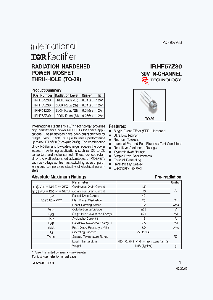 IRHF57Z30_5638213.PDF Datasheet