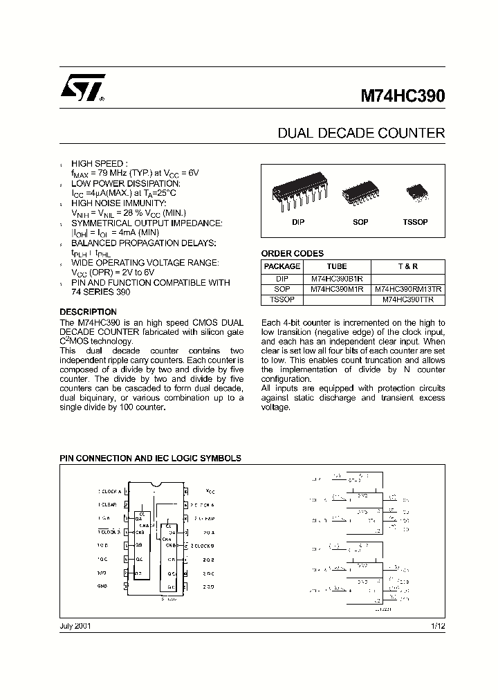 M74HC390M1R_5642107.PDF Datasheet