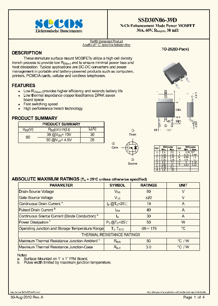 SSD30N06-39D_5649079.PDF Datasheet