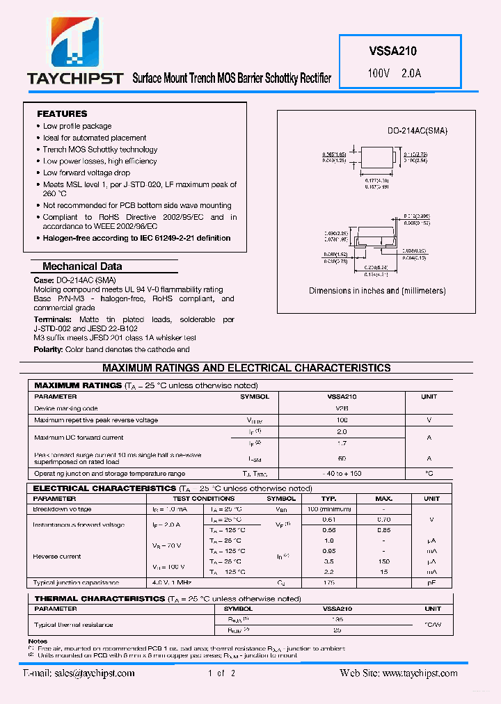 VSSA210_5653762.PDF Datasheet