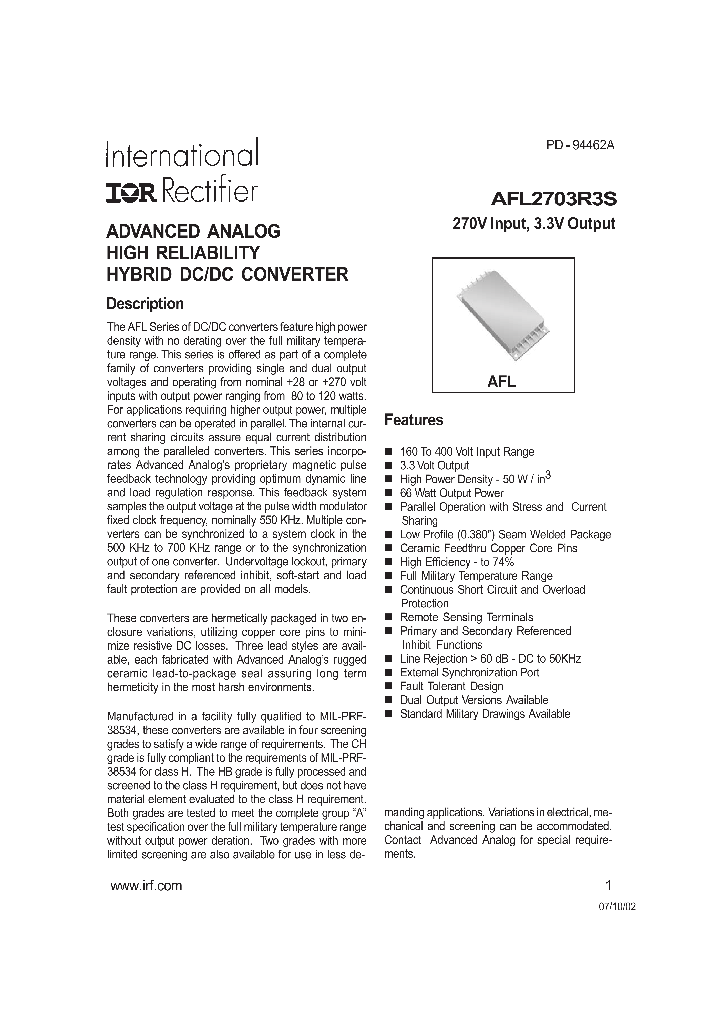 AFL2703R3S_5661455.PDF Datasheet