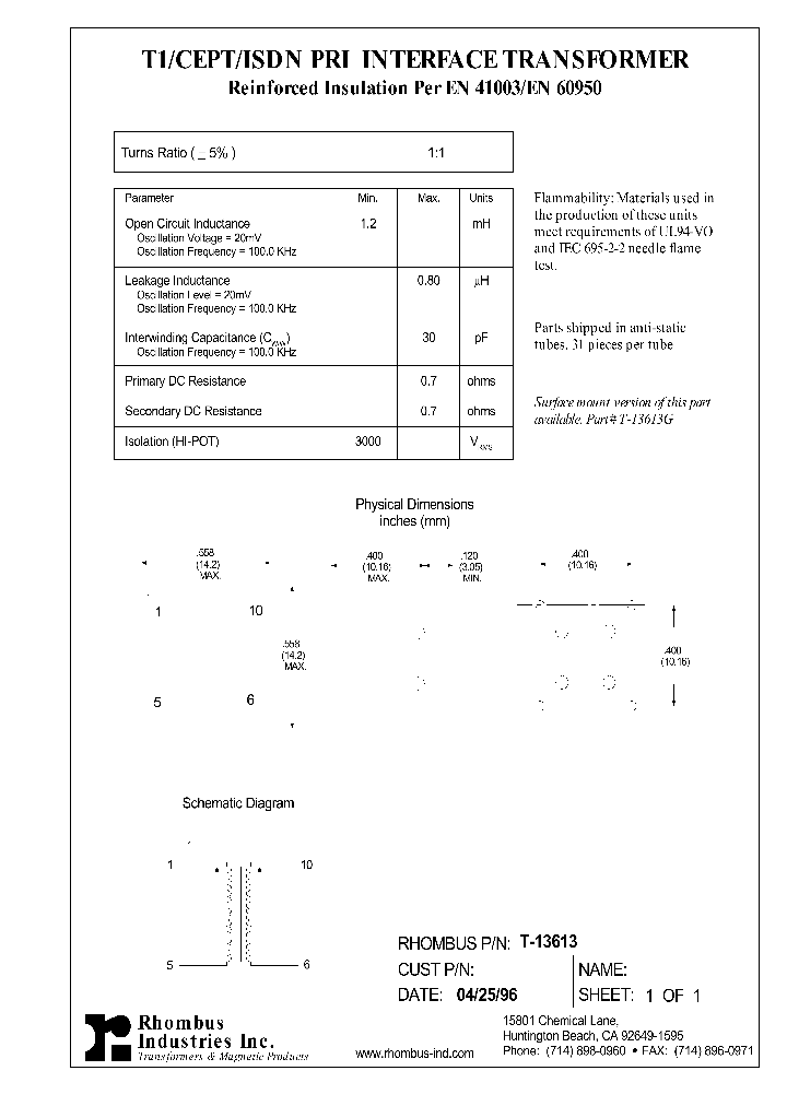 T-13613_5664503.PDF Datasheet
