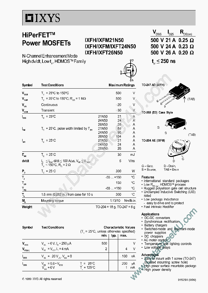 IXFM21N50_5664586.PDF Datasheet