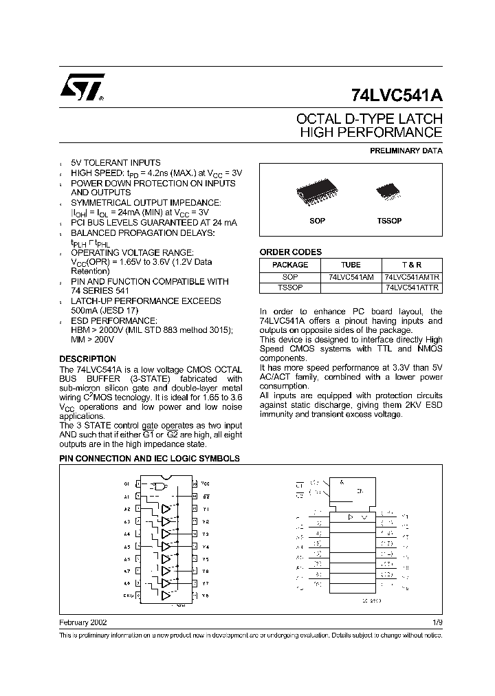 74LVC541ATTR_5673053.PDF Datasheet