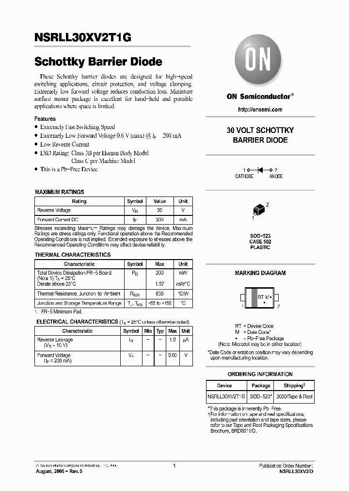 NSRLL30XV2T1G_5677920.PDF Datasheet