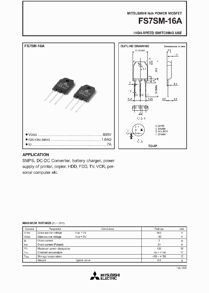 FS7SM-16A_5697684.PDF Datasheet