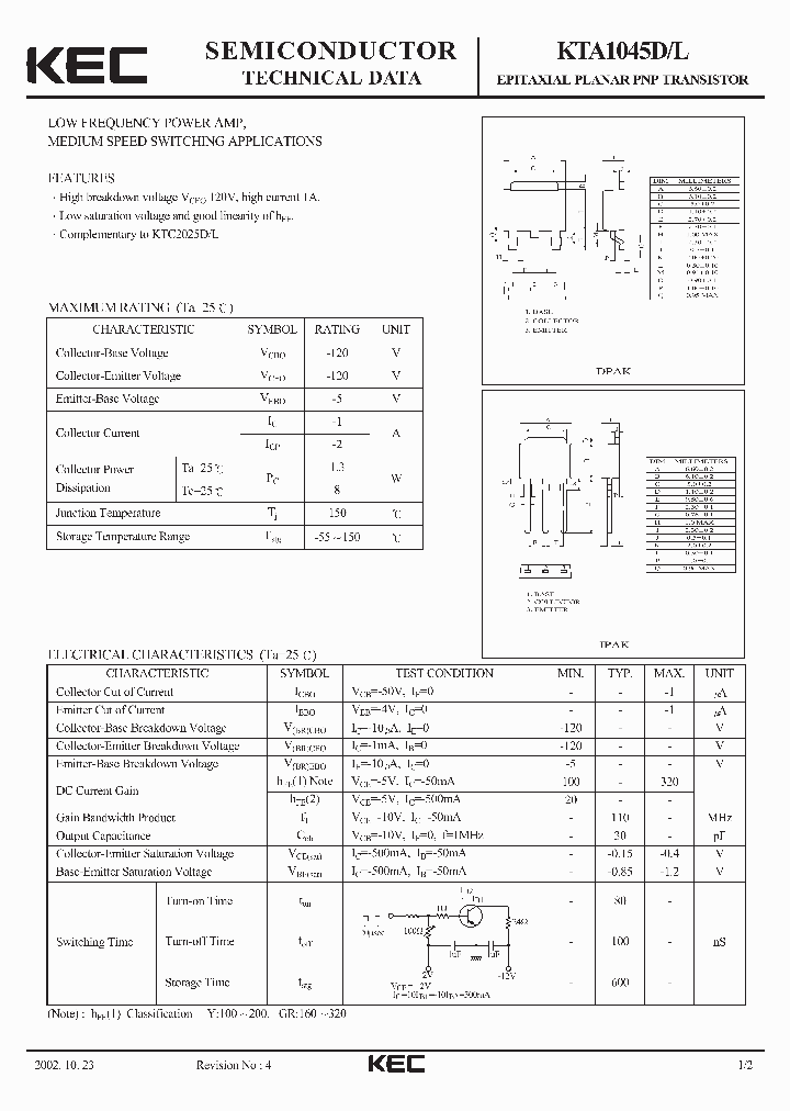 KTA1045D_5698894.PDF Datasheet