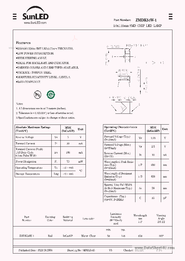 ZMDK54W-1_5699256.PDF Datasheet