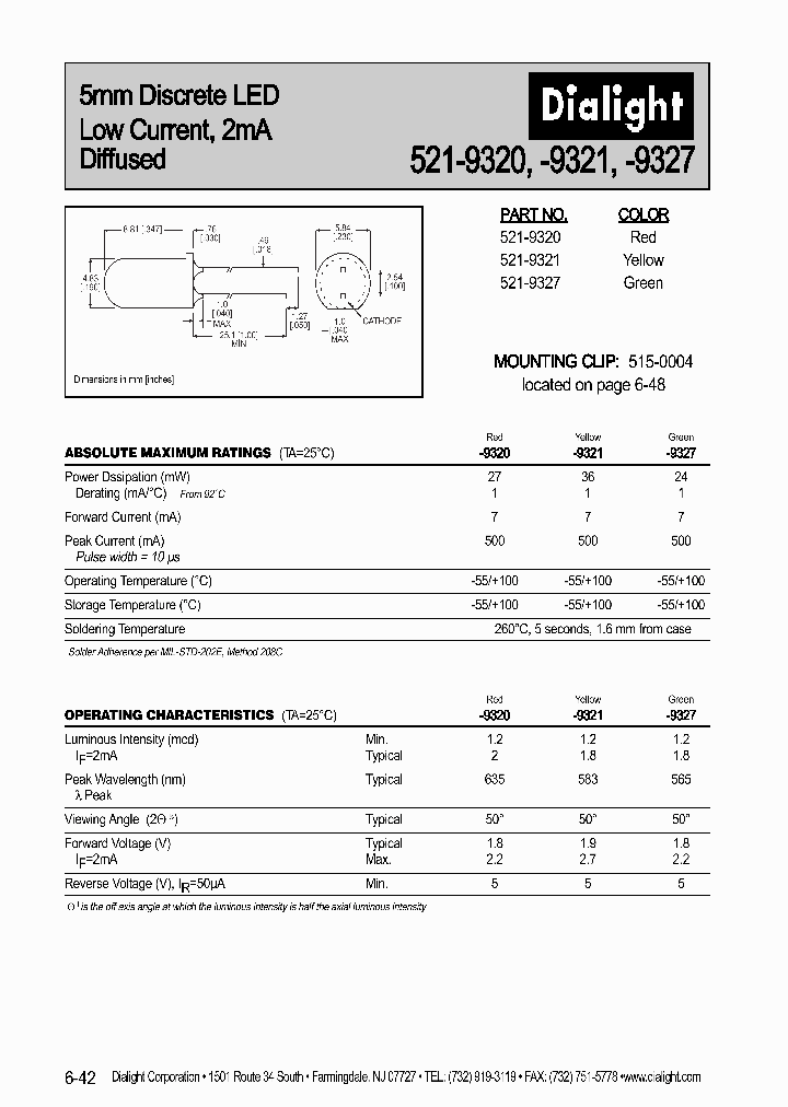 521-9320_5705776.PDF Datasheet