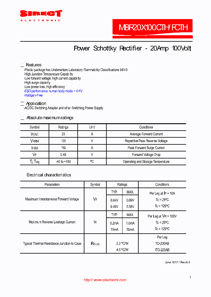 MBR20X100CTH_5709112.PDF Datasheet