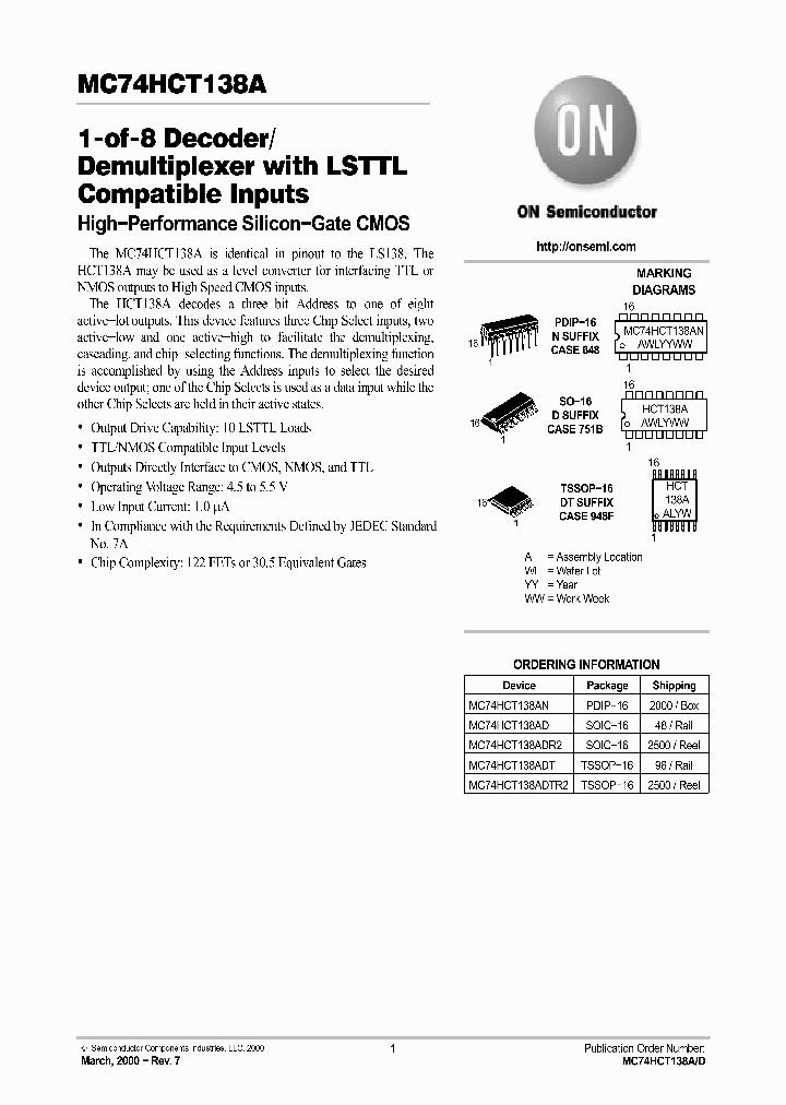 MC74HCT138A_5716253.PDF Datasheet