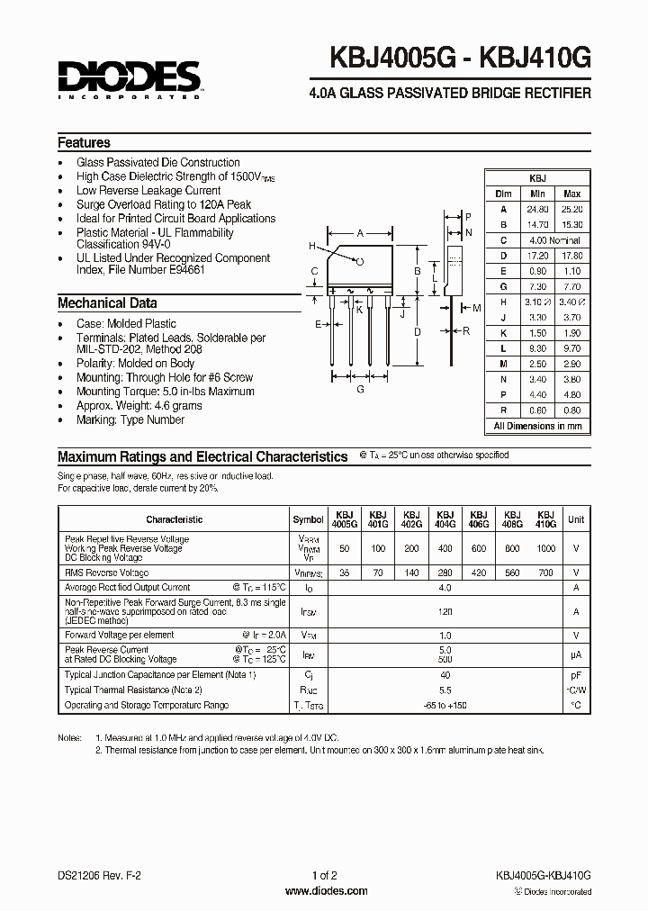 KBJ406G_5726291.PDF Datasheet