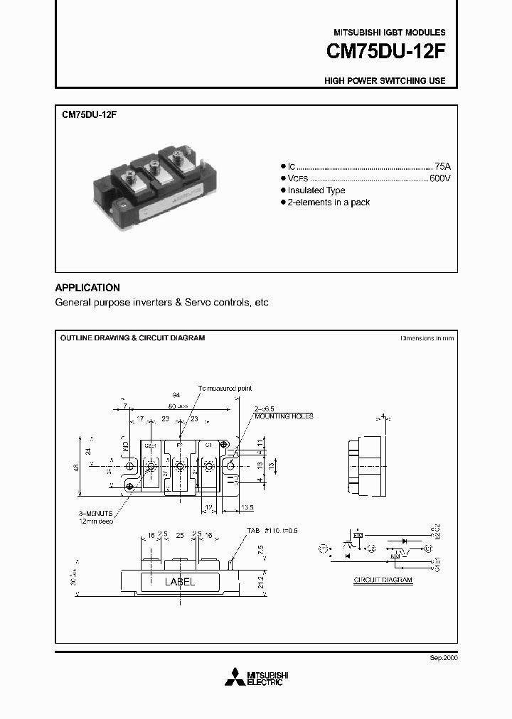 CM75DU-12F_5729026.PDF Datasheet