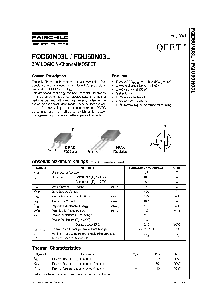 FQD60N03L_5738106.PDF Datasheet