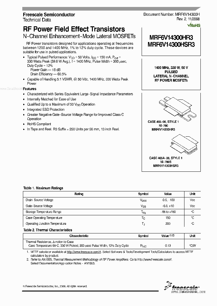 MRF6V14300HR3_5738208.PDF Datasheet