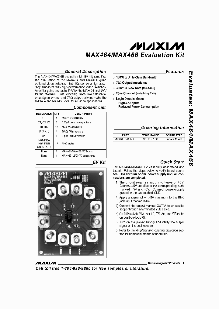 MAX466EVKIT_5749802.PDF Datasheet