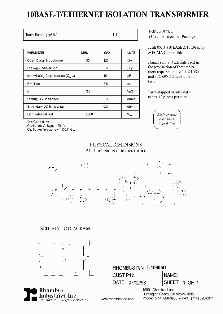 T-10905G_5751607.PDF Datasheet