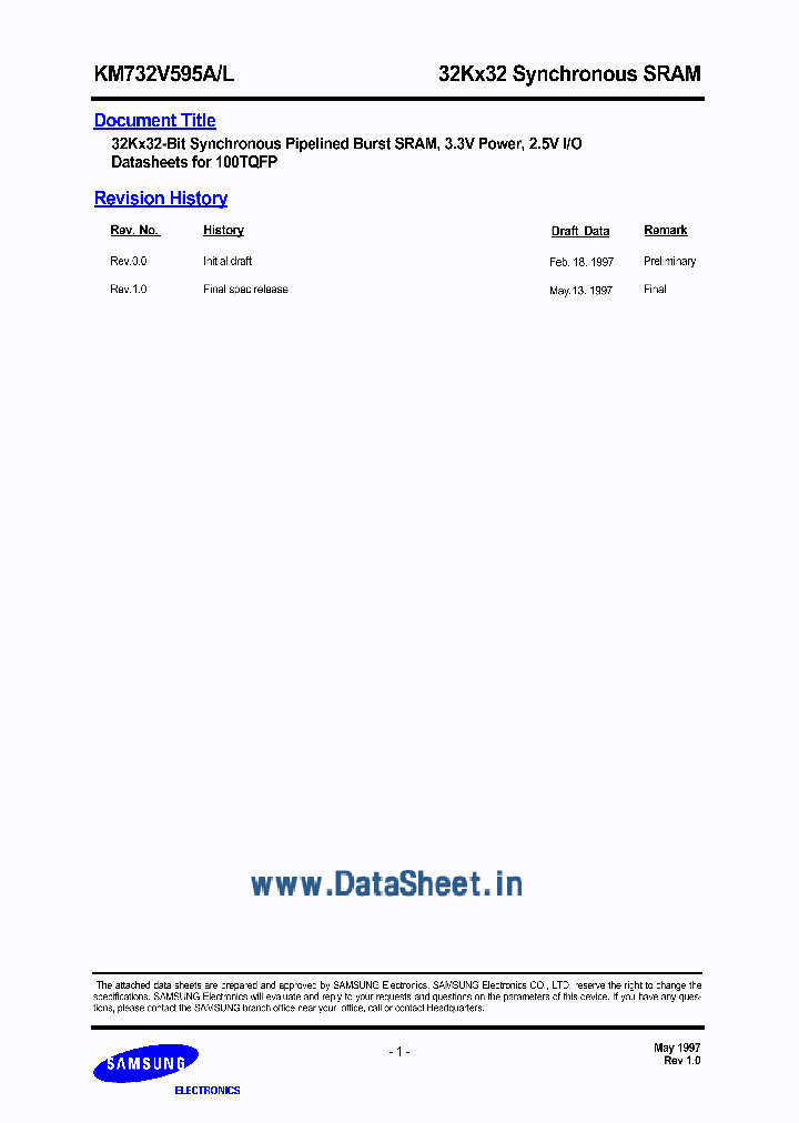 KM732V595A_5770460.PDF Datasheet