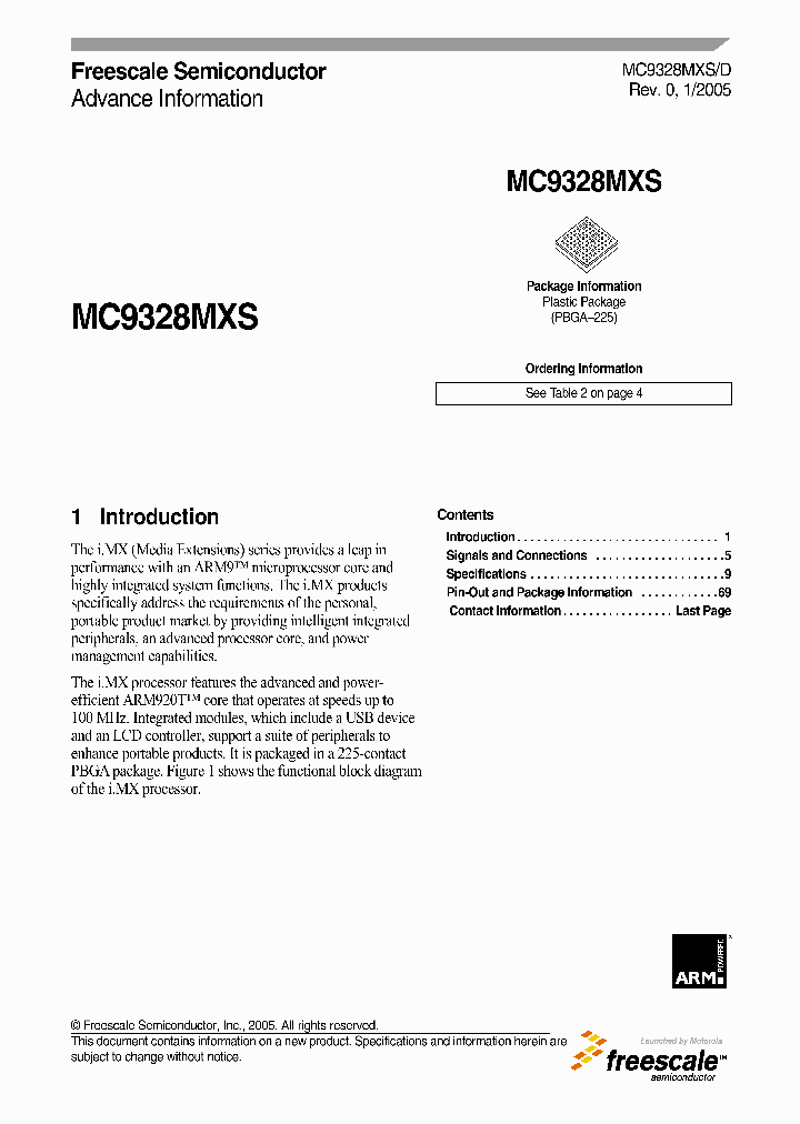 MC9328MXSCVF10R2_5770499.PDF Datasheet