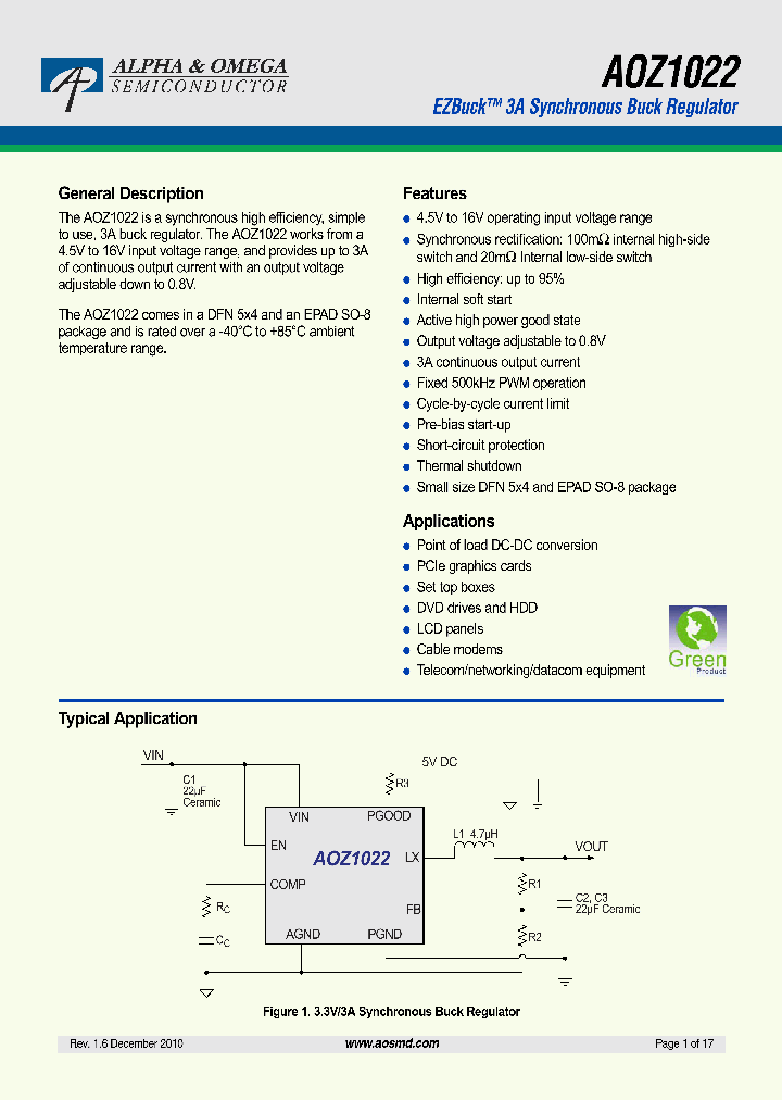 AOZ1022PI_5776794.PDF Datasheet