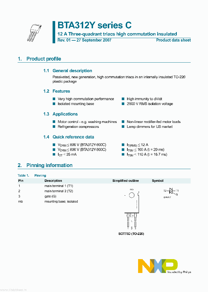 BTA312Y_5780894.PDF Datasheet