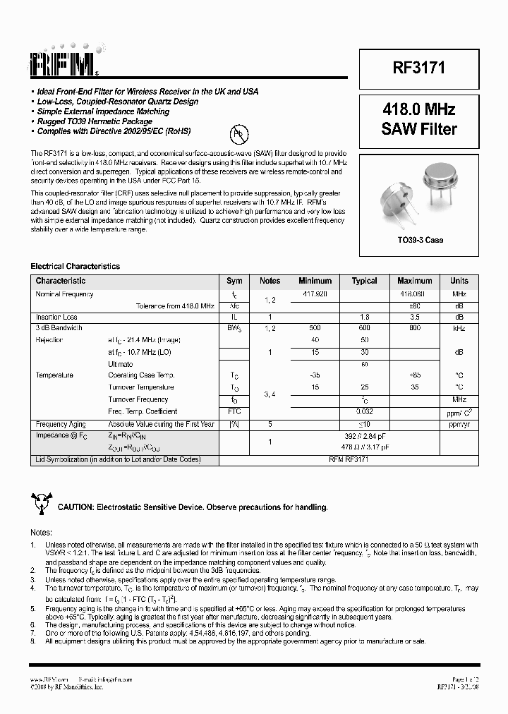 RF3171_5782673.PDF Datasheet