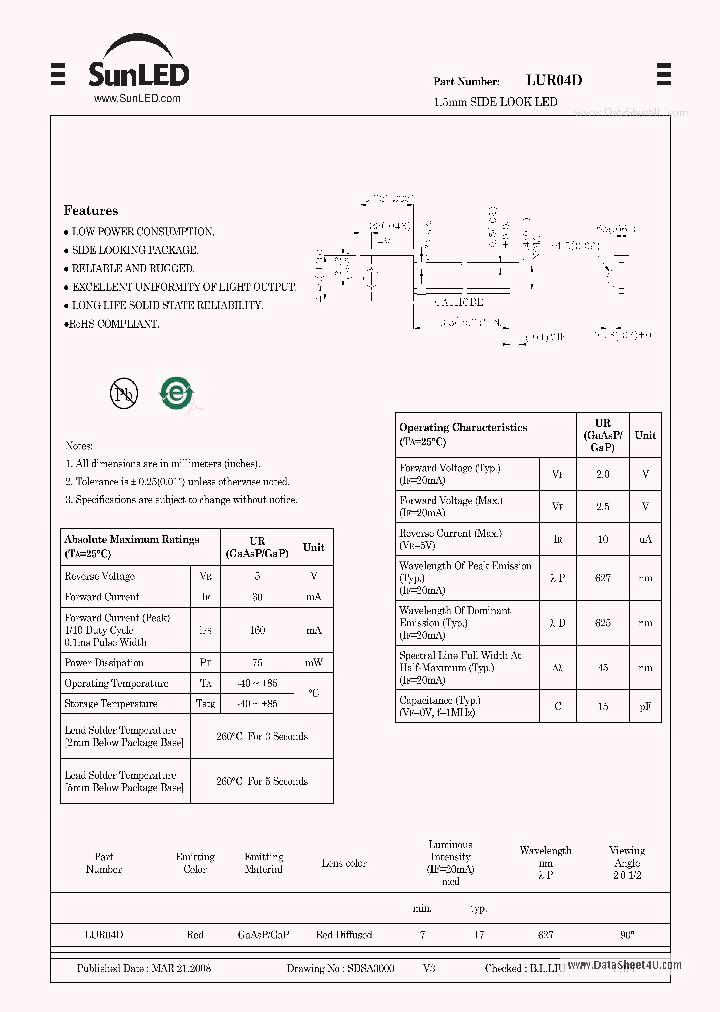 LUR04D_5791942.PDF Datasheet