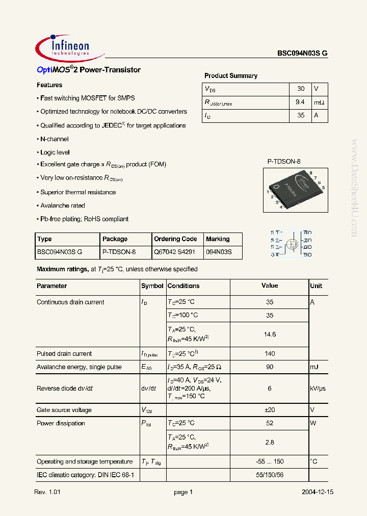 BSC094N03SG_5795519.PDF Datasheet