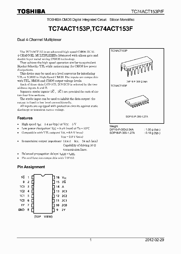 TC74ACT153F12_5801673.PDF Datasheet