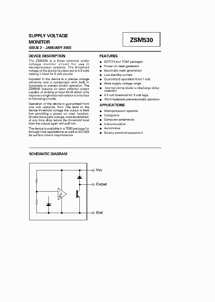 ZSM530_5807923.PDF Datasheet