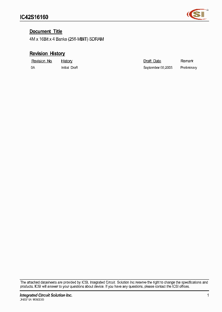 IC42S16160_5827789.PDF Datasheet