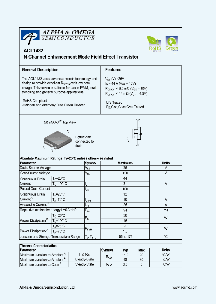 AOL143208_5828920.PDF Datasheet