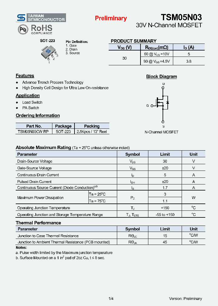 TSM05N03_5843592.PDF Datasheet