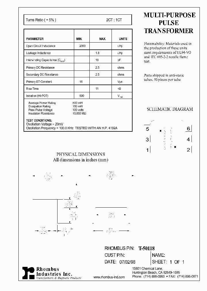 T-50118_5861254.PDF Datasheet